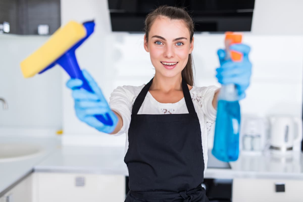 Professional cleaning illustration placeholder